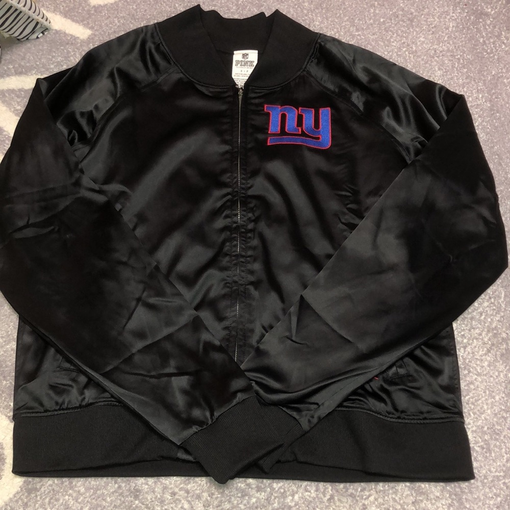 NWOT VS Pink NFL NY Giants Bomber Jacket - Picture 5 of 7